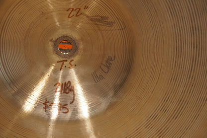 Funch 22" K. Istanbul Type IIIa Clone Ride Cymbal - 2118g