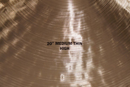 Zildjian 20" K. Constantinople Medium Thin High Ride Cymbal - 1902g