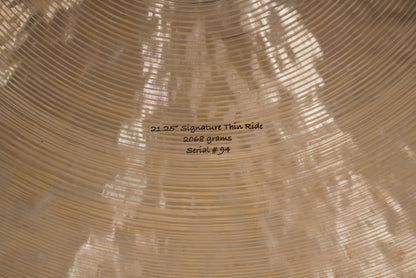 Big Island 21.25" Signature Thin Ride Cymbal - 2068g