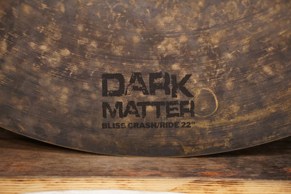 Dream 22" Bliss Dark Matter Crash/Ride Cymbal - 2419g