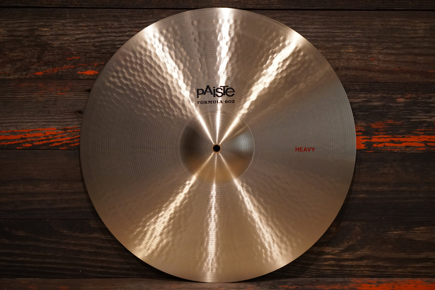 Paiste 20" Formula 602 Classic Heavy Ride Cymbal - 2616g