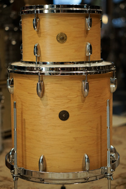 Gretsch 12/13/16/20" Drum Set - 1970s Restoration - Natural Maple Oil