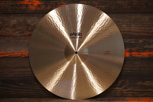 Paiste 22" Formula 602 Classic Thin Crash Cymbal - 2438g