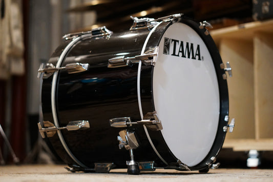 Tama 14x18" Superstar Bass Drum - 1980s Black Lacquer