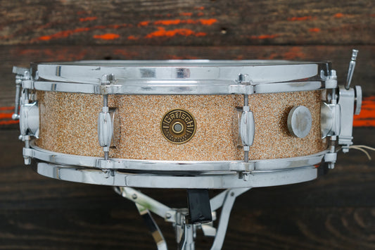 Gretsch 4x14" Progressive Jazz Snare Drum - 1960s Champagne Sparkle