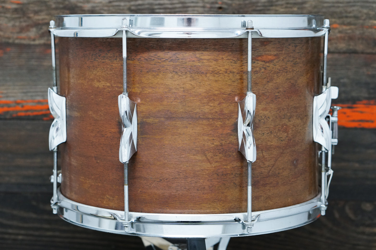 Leedy & Ludwig 10x14" Parade Snare Drum - 1950s Mahogany