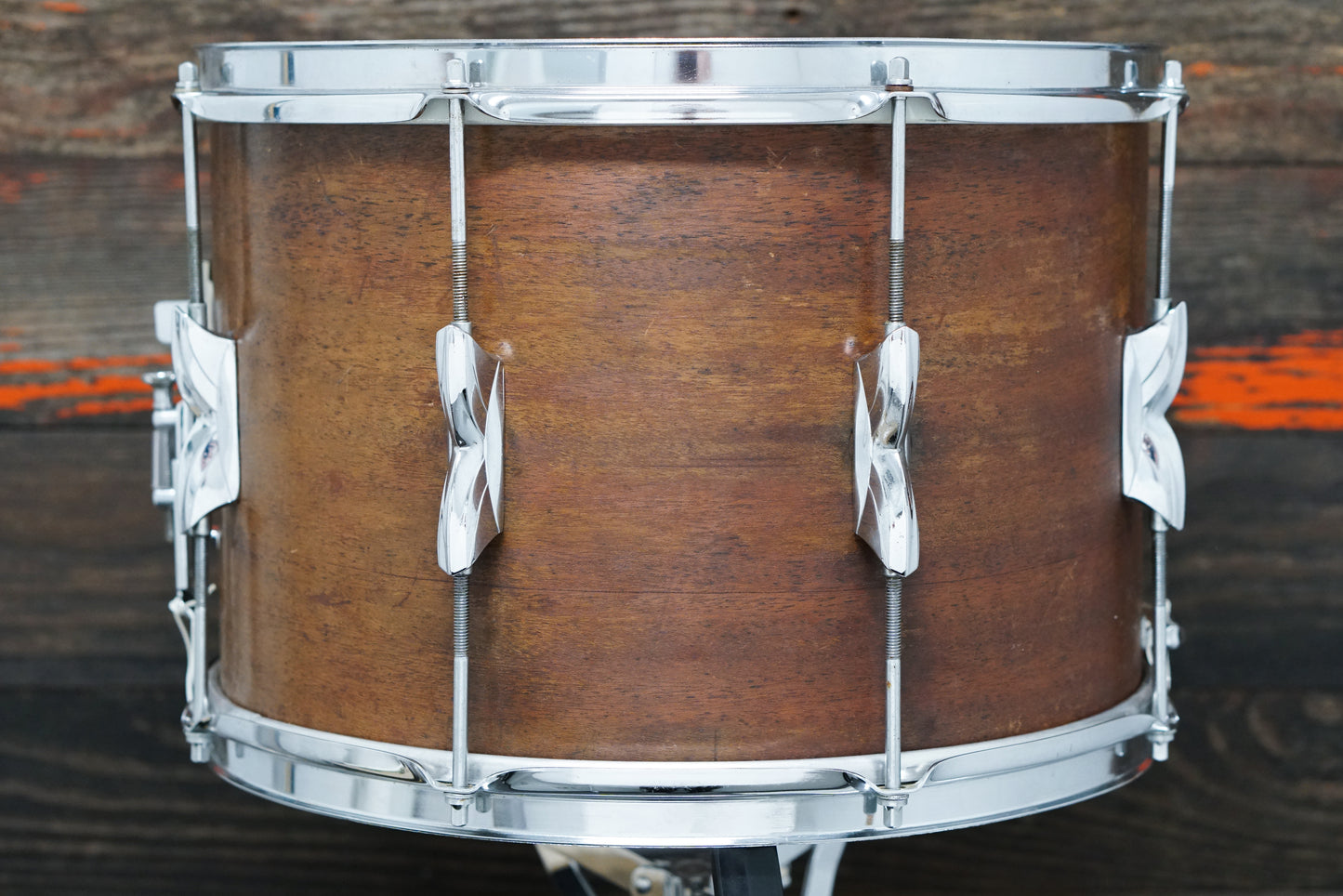 Leedy & Ludwig 10x14" Parade Snare Drum - 1950s Mahogany