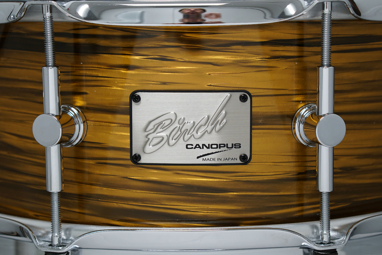 Canopus 5.5x13" Birch Snare Drum - Gold Oyster Pearl