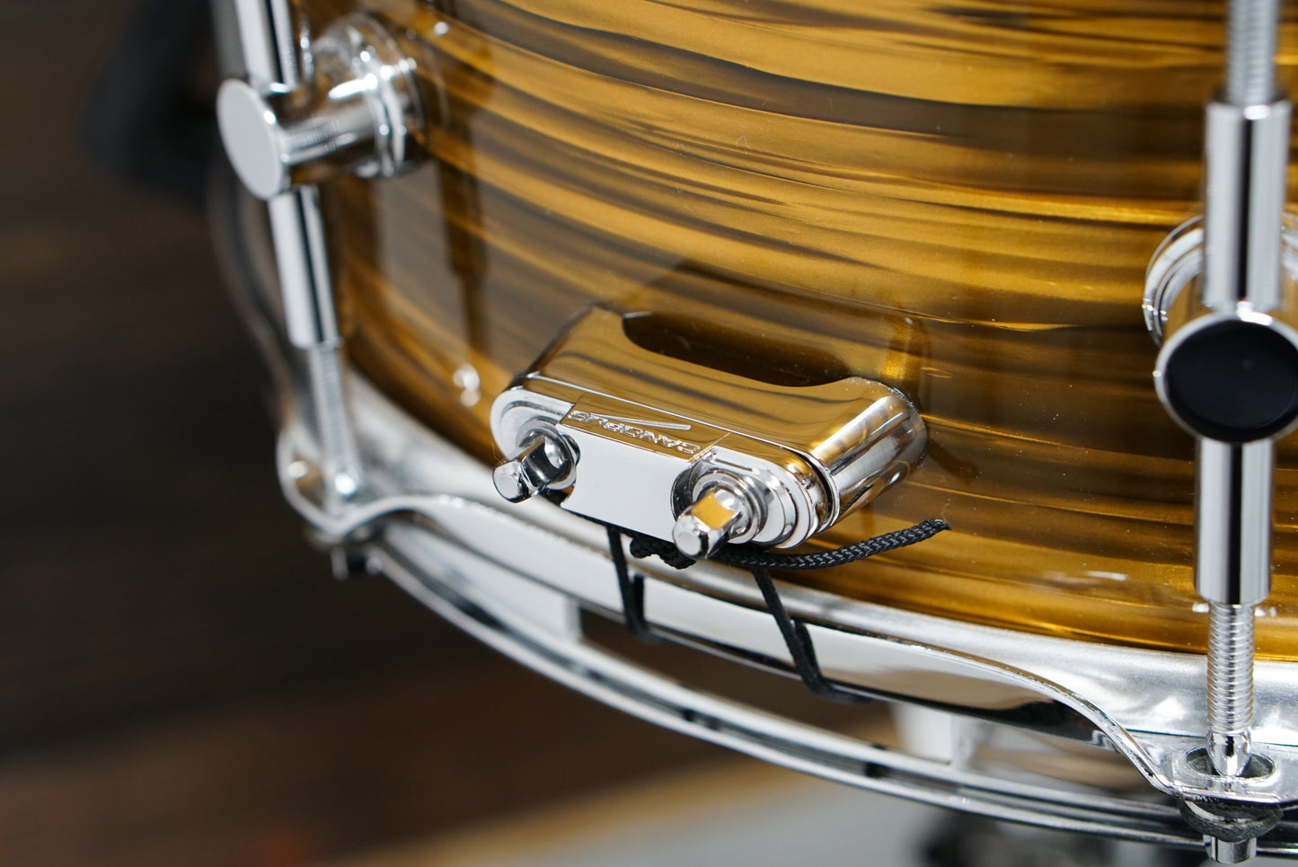 Canopus 5.5x13" Birch Snare Drum - Gold Oyster Pearl