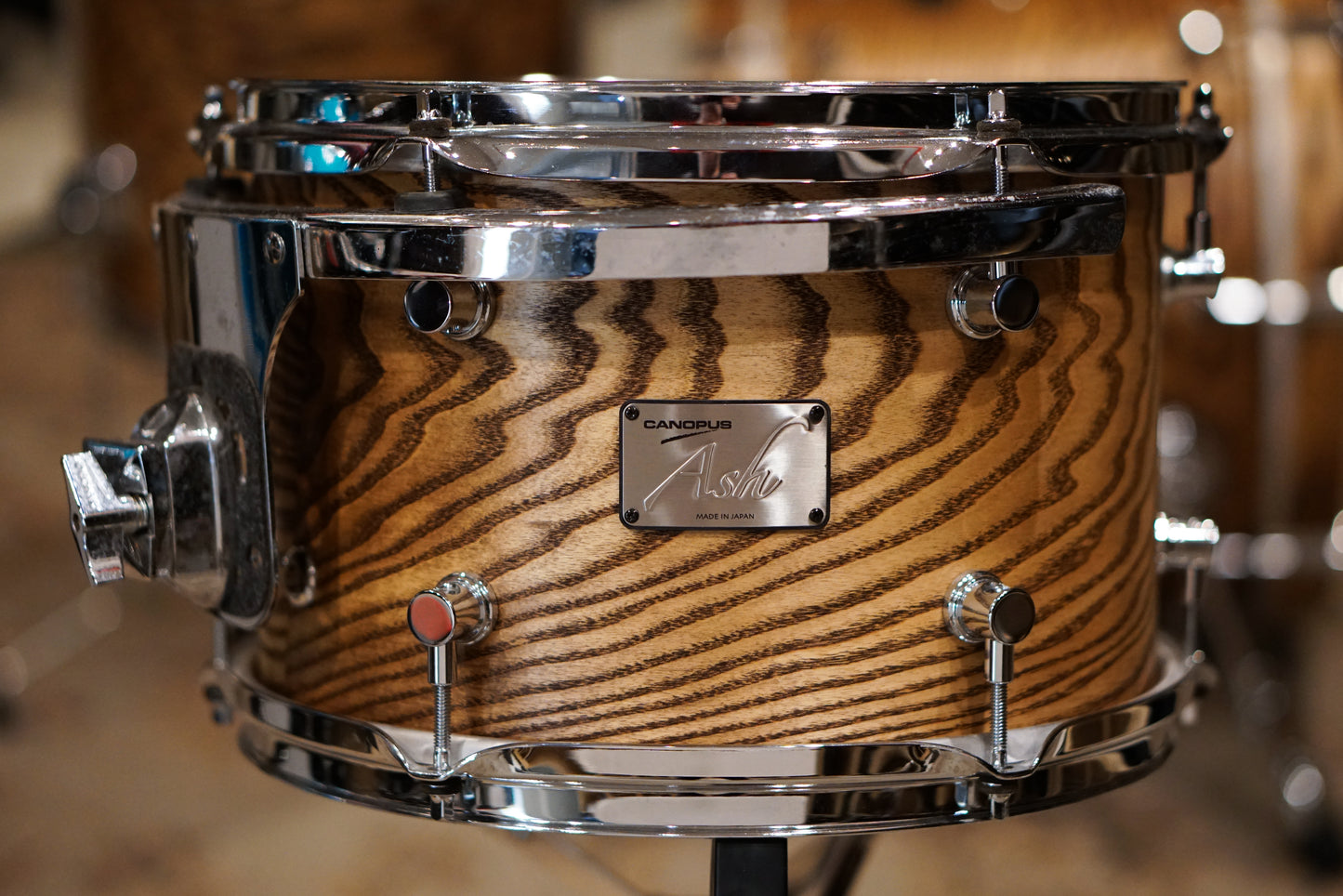 Canopus 12/14/18/5.5x14" Ash Series Drum Set - Natural Grain Oil