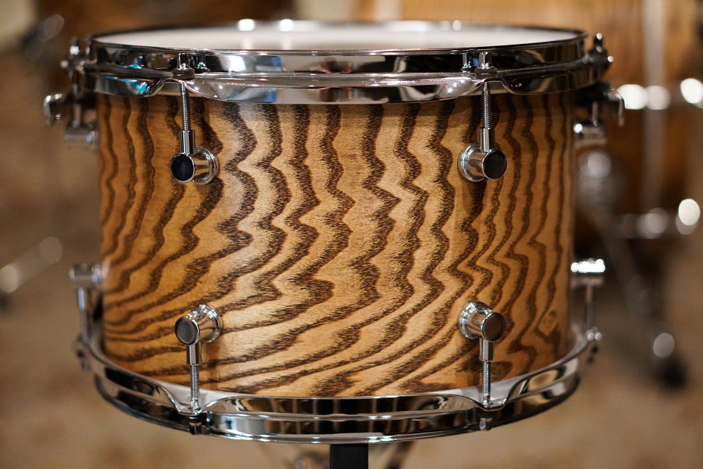 Canopus 12/14/18/5.5x14" Ash Series Drum Set - Natural Grain Oil