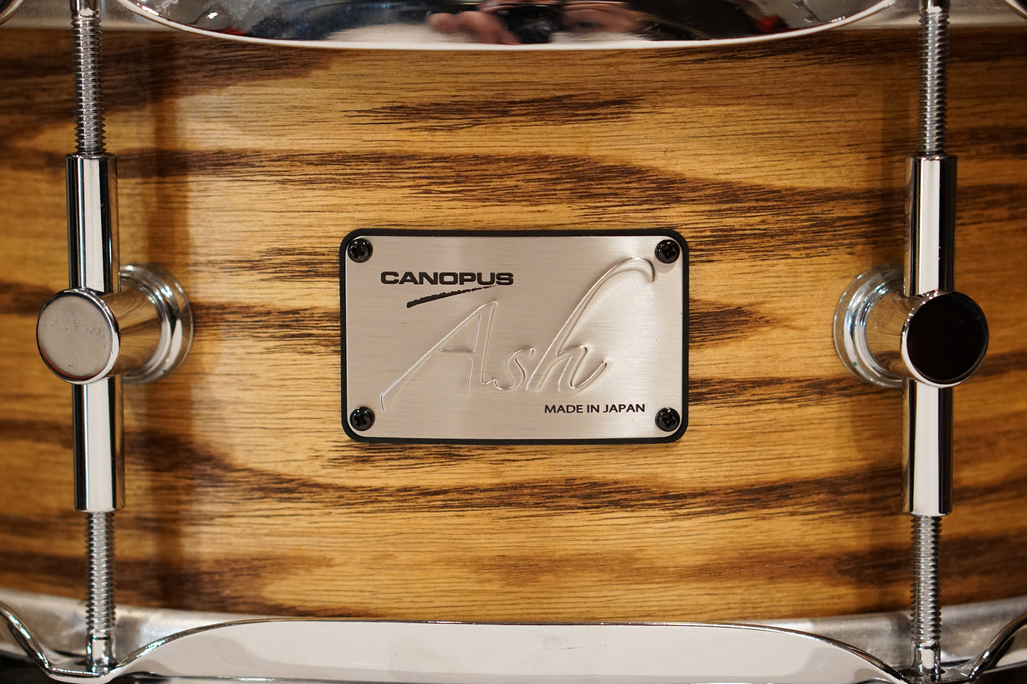 Canopus 12/14/18/5.5x14" Ash Series Drum Set - Natural Grain Oil