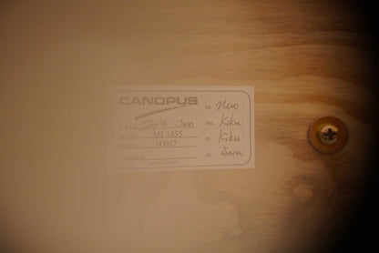 Canopus 12/14/18/5.5x14" Ash Series Drum Set - Natural Grain Oil