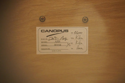 Canopus 12/14/18/5.5x14" Ash Series Drum Set - Natural Grain Oil