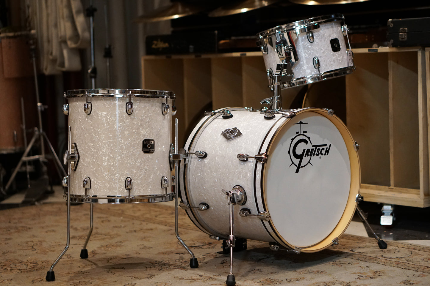 Gretsch 12/14/18" Catalina Club Drum Set - White Marine Pearl