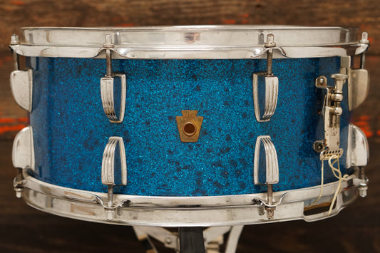 Ludwig 6.5x14" WFL School Festival Model Snare Drum - 1950s Sparkling Blue Pearl