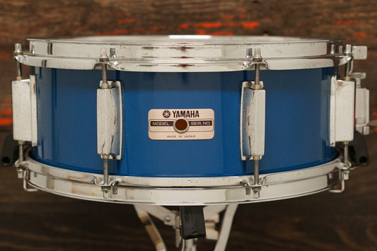 Yamaha 5.5x14" Tour Custom Snare Drum - 1980s Fine Blue