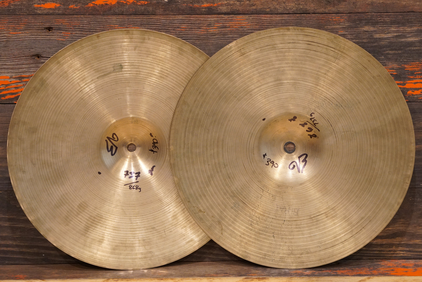 Zildjian 14" Avedis 1960s Hi-Hat Cymbals - 737/868g