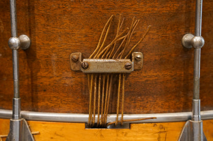 Juergens 12x15" Field Snare Drum - 1940s Mahogany