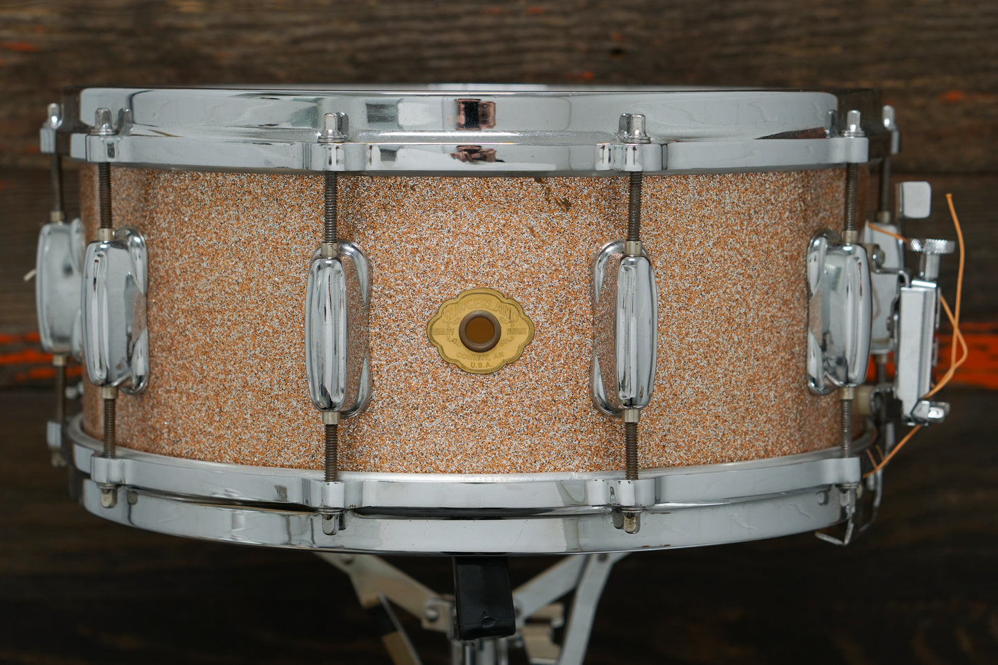 Slingerland 6.5x14" Radio King Snare Drum - 2000s Champagne Sparkle