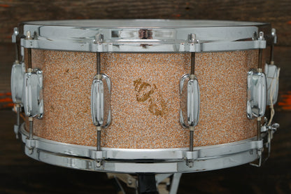 Slingerland 6.5x14" Radio King Snare Drum - 2000s Champagne Sparkle