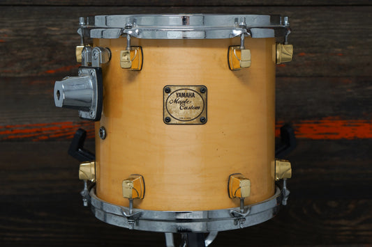 Yamaha 10x10" Maple Custom Tom Tom - 1990s Natural Maple