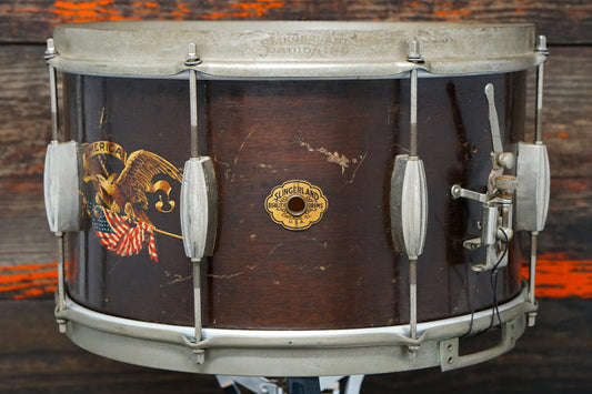 Slingerland 8x14" Snare Drum - 1930s Mahogany