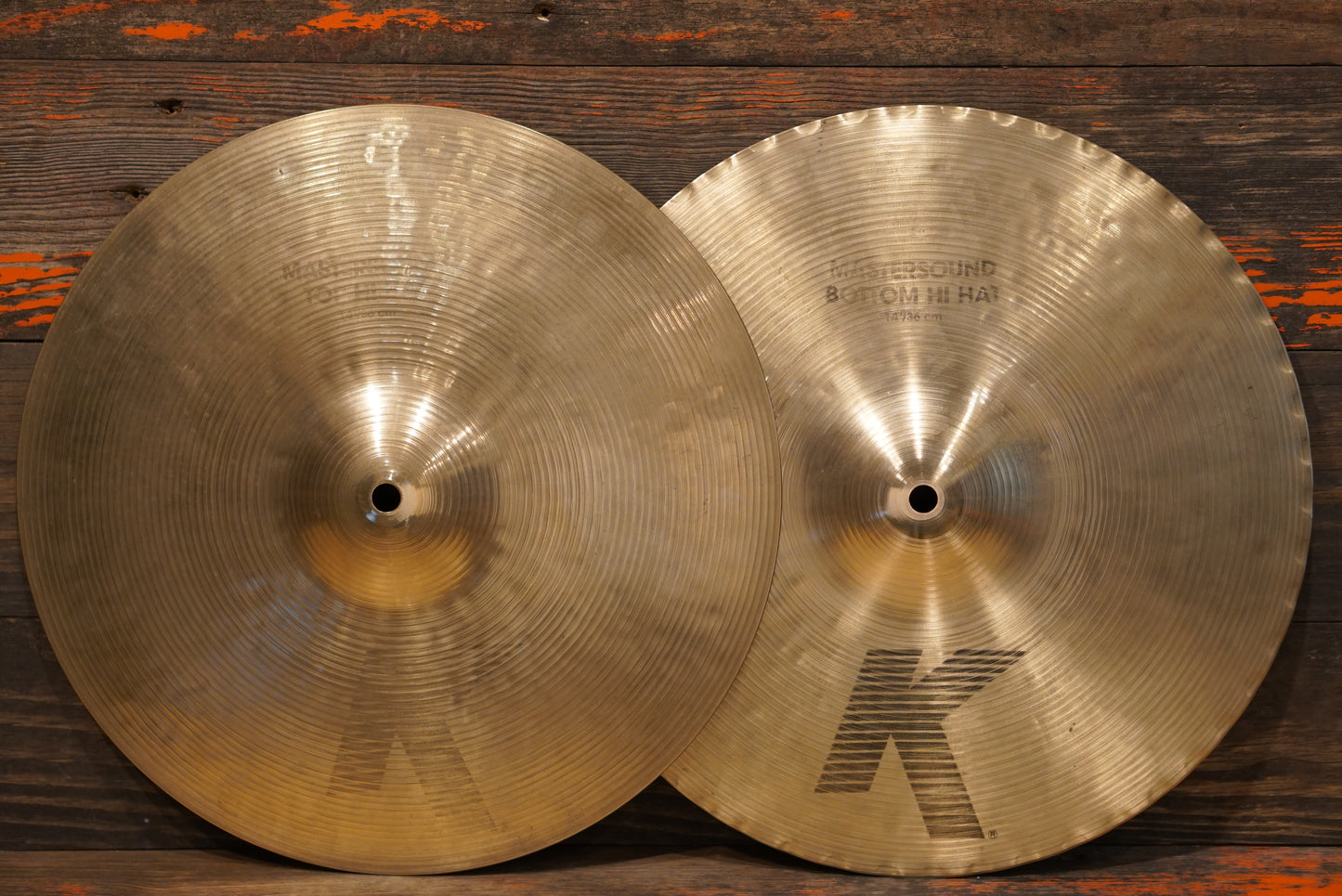 Zildjian 14" K. Mastersound Hi-Hat Cymbals - 1208/1490g