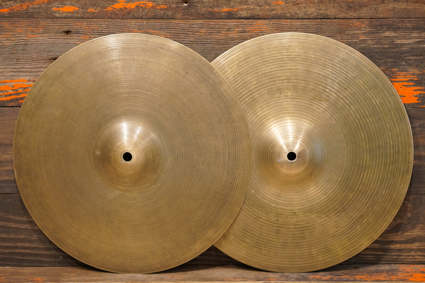 Zildjian 14" Avedis 1960s/'70s Hi-Hat Cymbals - 838/1235g