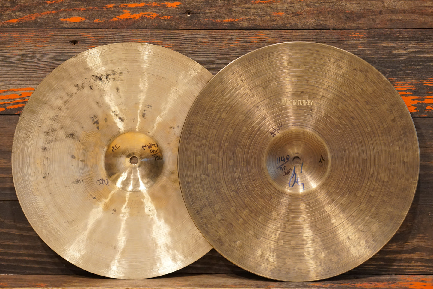 Art Cymbal/Bosphorus 14" Hi-Hat Cymbals - 951/1140g