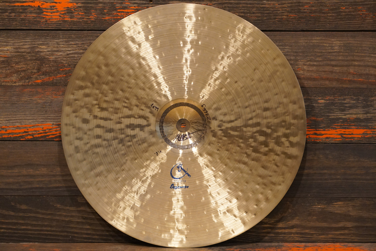 Matt Bettis 22.25" Descanso Ride Cymbal - 2366g