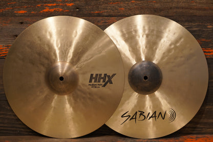 Sabian 15" HHX Medium Hi-Hat Cymbals - 1044/1434g