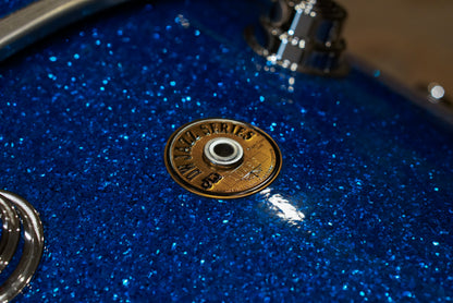 DW 14x18" Collector's Jazz Series Bass Drum - Blue Glass Glitter