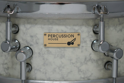 Percussion House 5.5x14" Snare Drum - White Marble