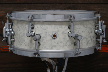 Percussion House 5.5x14" Snare Drum - White Marble