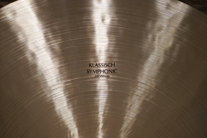 Zildjian 20" K. Klassisch Symphonic Suspended Cymbal - 1975g