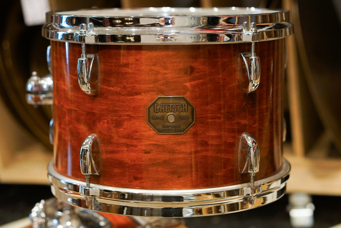 Gretsch 12/14/18" Progressive Jazz Drum Set - 1970s Walnut Gloss
