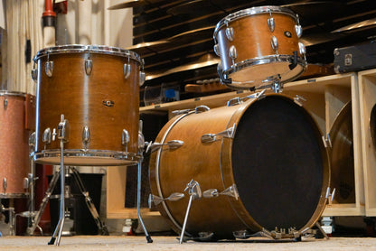Slingerland 12/14/18" Drum Set - 1960s Mahogany