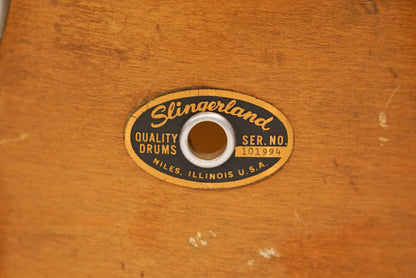 Slingerland 12/14/18" Drum Set - 1960s Mahogany