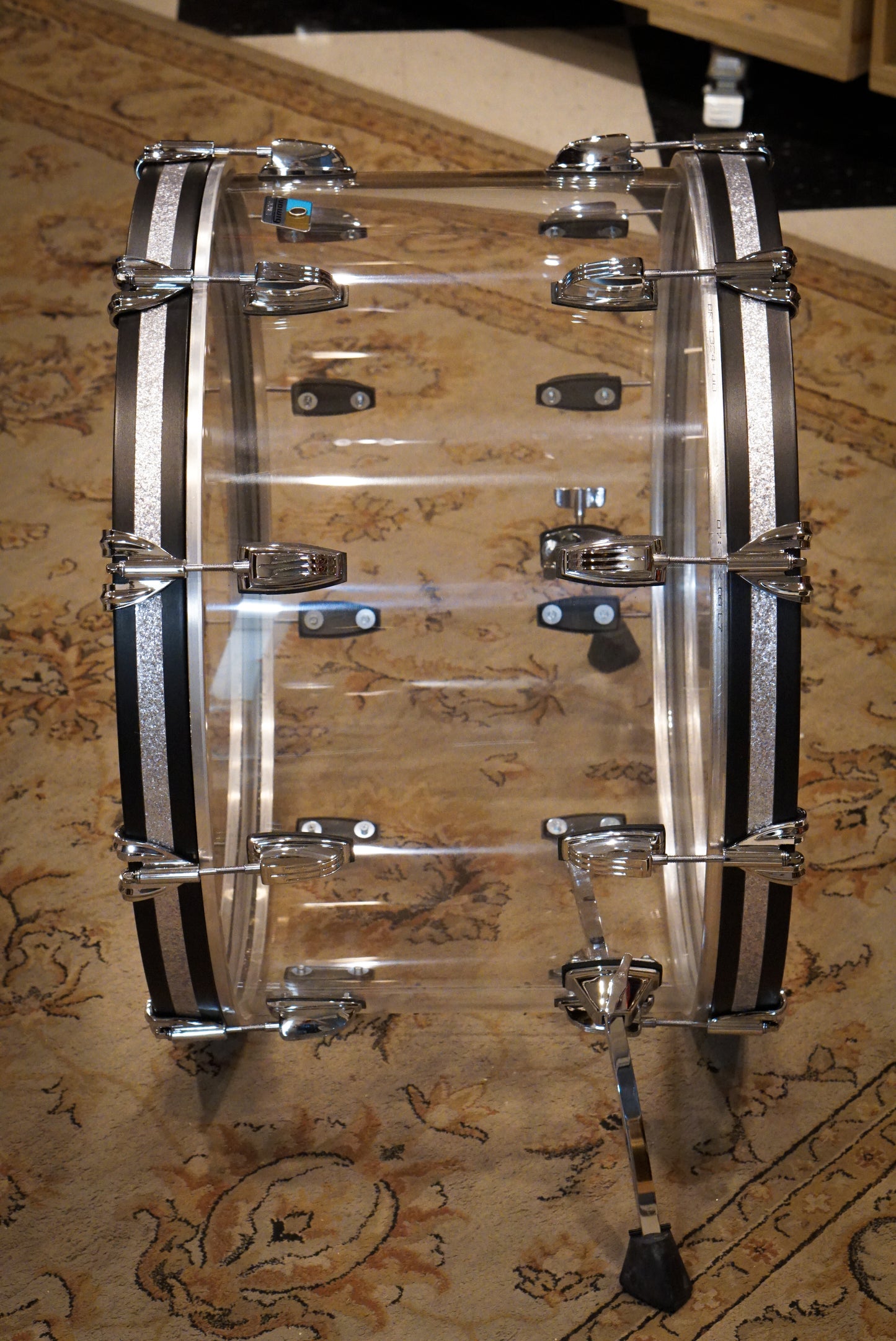 Ludwig 13/16/24" Pro Beat Drum Set - Clear Vistalite