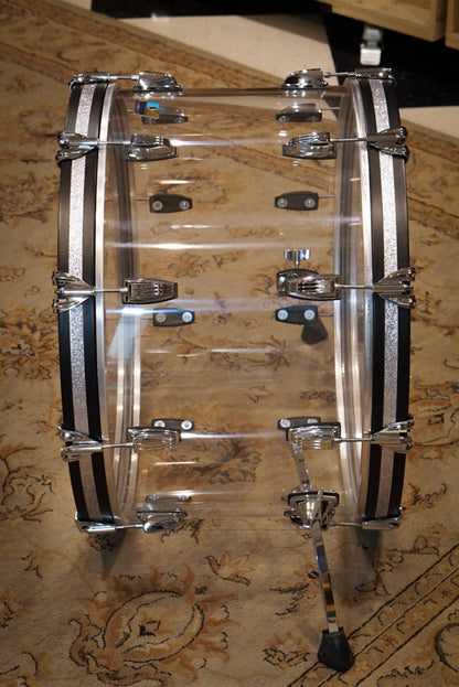 Ludwig 13/16/24" Pro Beat Drum Set - Clear Vistalite