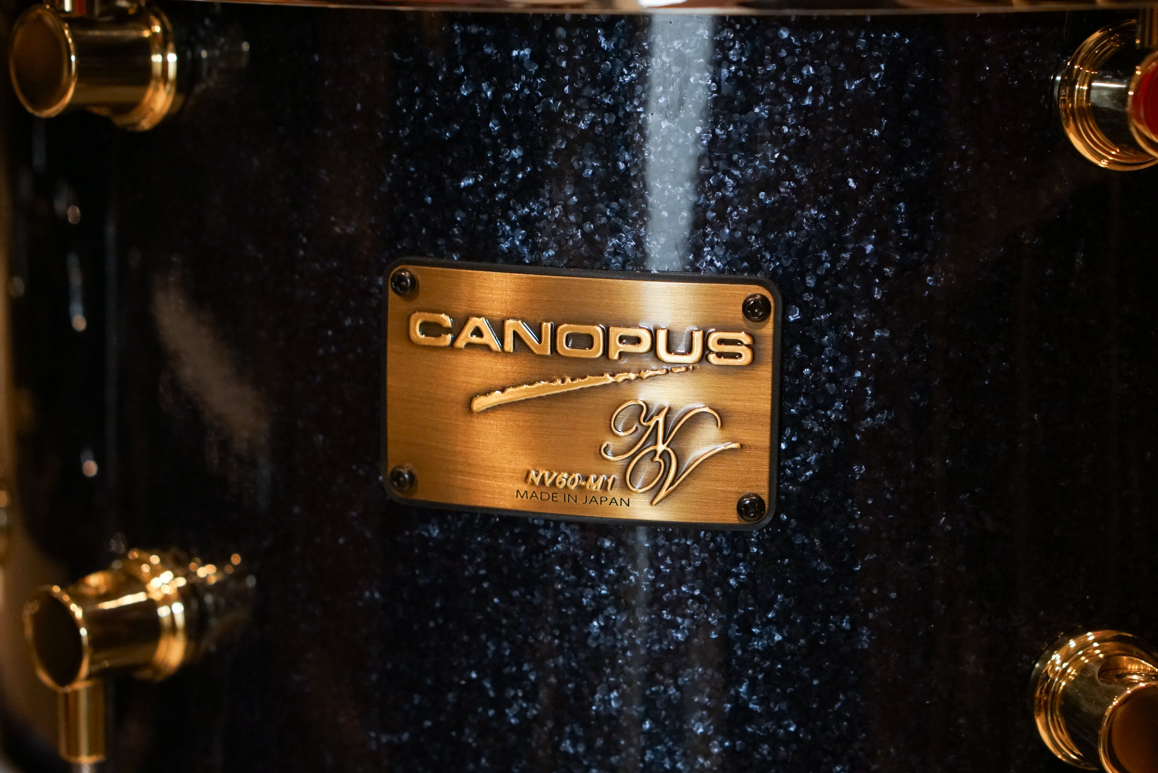 Gatewey2000＋DVRex-M1(canopus) Canopus Neo Vintage M1 Snare Drum 14x6.5 Bitter Brown Oil