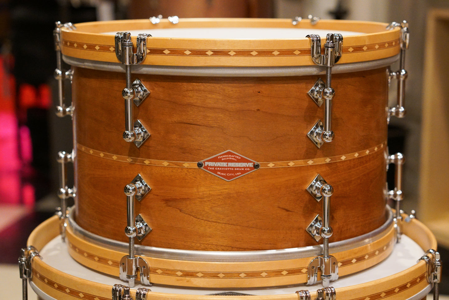 Craviotto 11/13/15/16/17/22" Private Reserve Cherry/Mahogany Drum Set