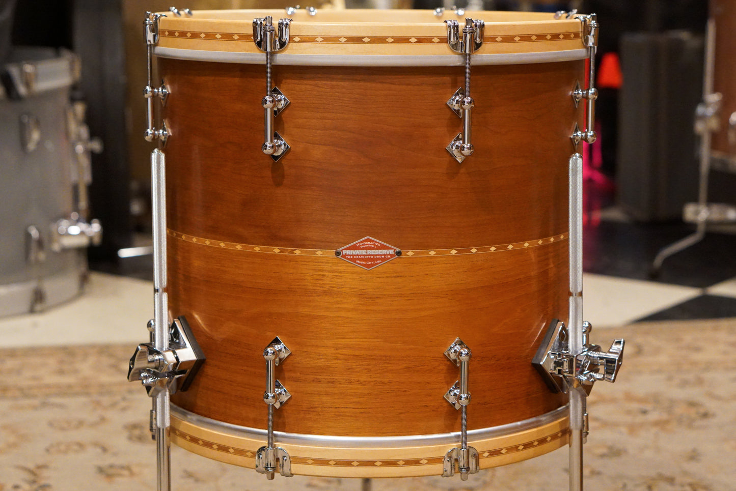 Craviotto 11/13/15/16/17/22" Private Reserve Cherry/Mahogany Drum Set