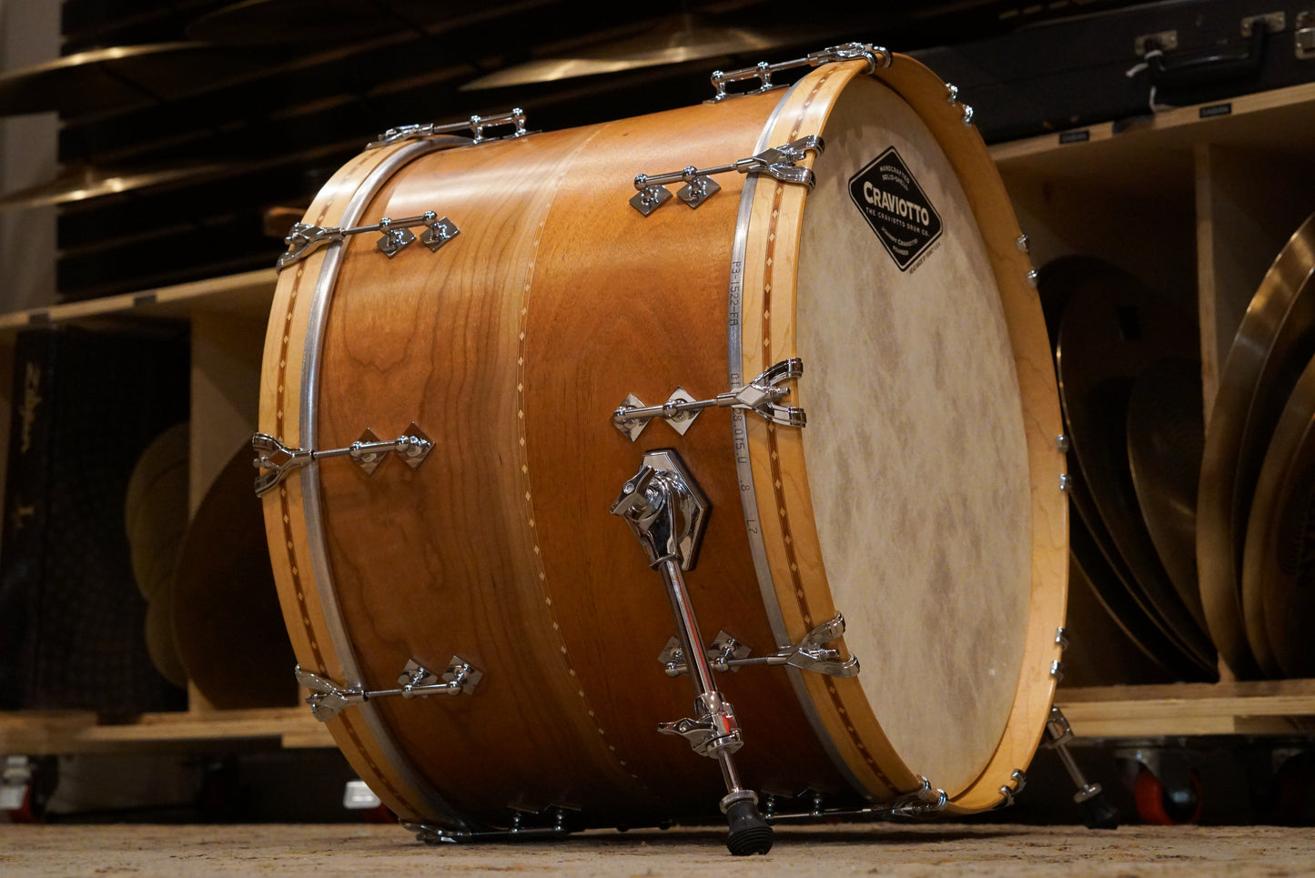 Craviotto 11/13/15/16/17/22" Private Reserve Cherry/Mahogany Drum Set