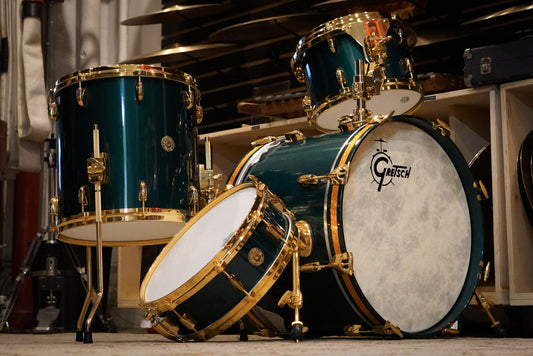 Gretsch 12/14/20/4.5x14" Progressive Jazz 125th Anniversary Drum Set - Cadillac Green