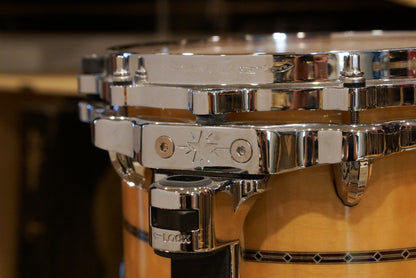 Tama 8/10/12/14/16/22" Star Maple Drum Set - Gloss Natural Curly Maple - w/ Cases