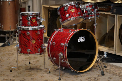 DW 10/12/13/14/22" Classics Series Drum Set - Twisted Red Oyster
