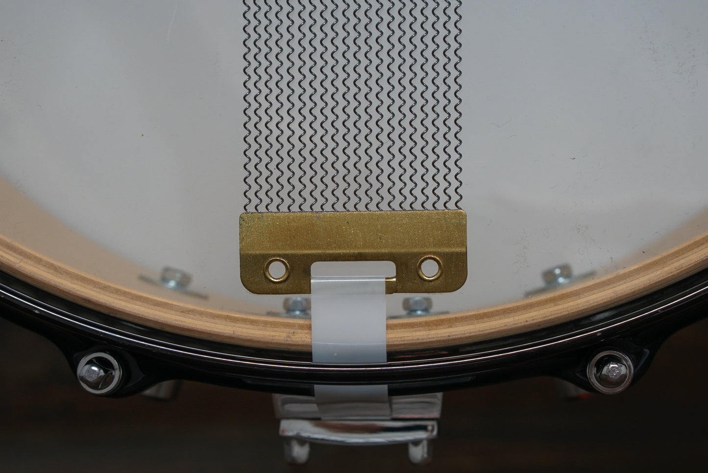 Spaun 6x14" Vented Gloss Black Snare Drum