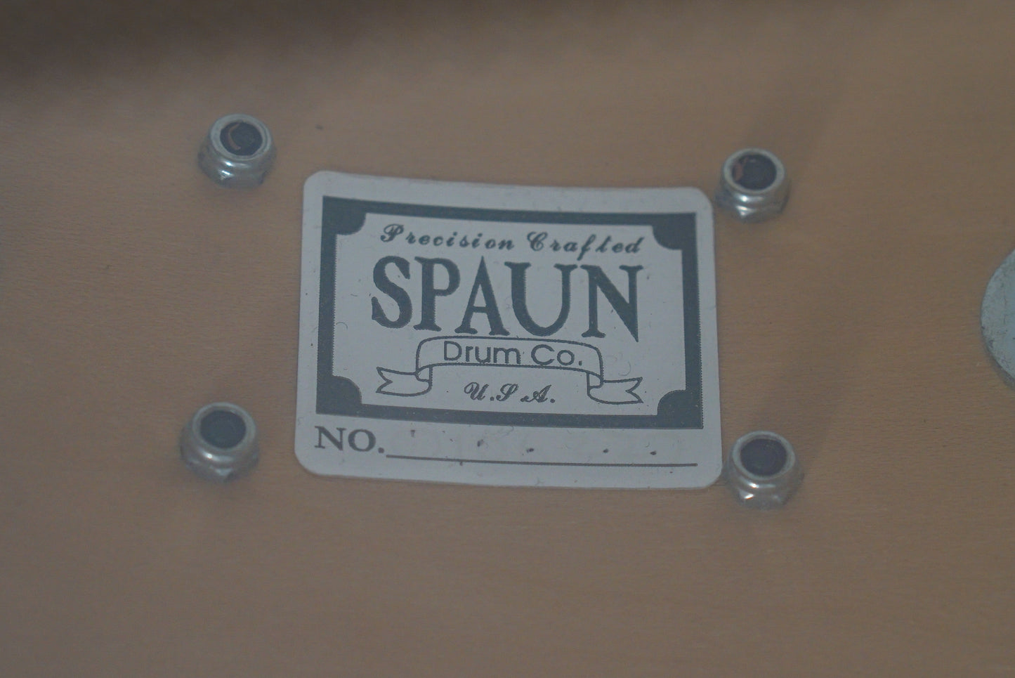 Spaun 6x14" Vented Gloss Black Snare Drum